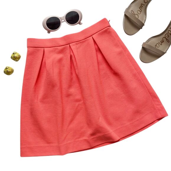 Madewell Neon Orange Skirt Size 0 - Picture 1 of 7